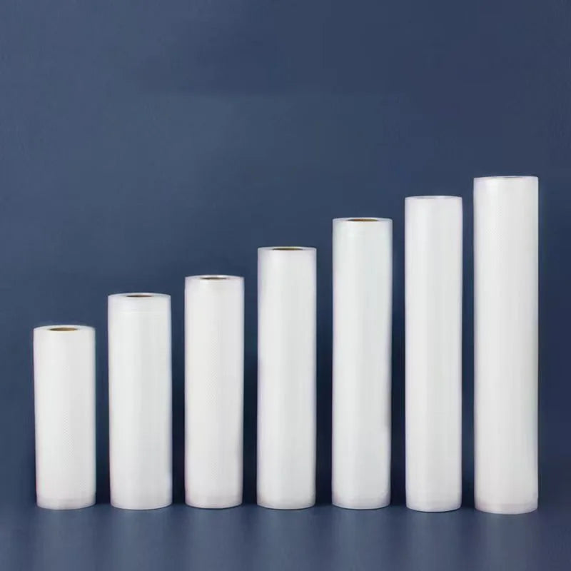 5M Length Textured Vacuum Food Bags, Thickened Mesh Household Vacuum Compression Bags, Sealable Packaging Bags, Roll Bags