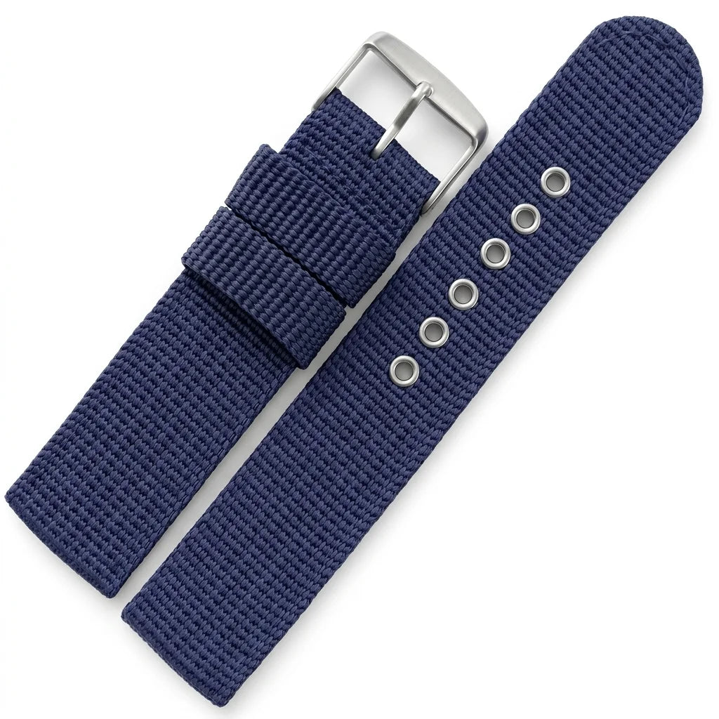 18 20 22 24mm Universal Nylon Watchband Sport Canvas Strap 4 Colors Replacement Bracelet Men Women Accessories