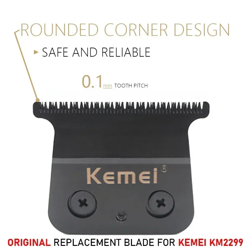 Original Replacement Blade for Kemei KM-2299 Clipper Professional Hair Trimmer Cutting Knife Head Parts Accessories