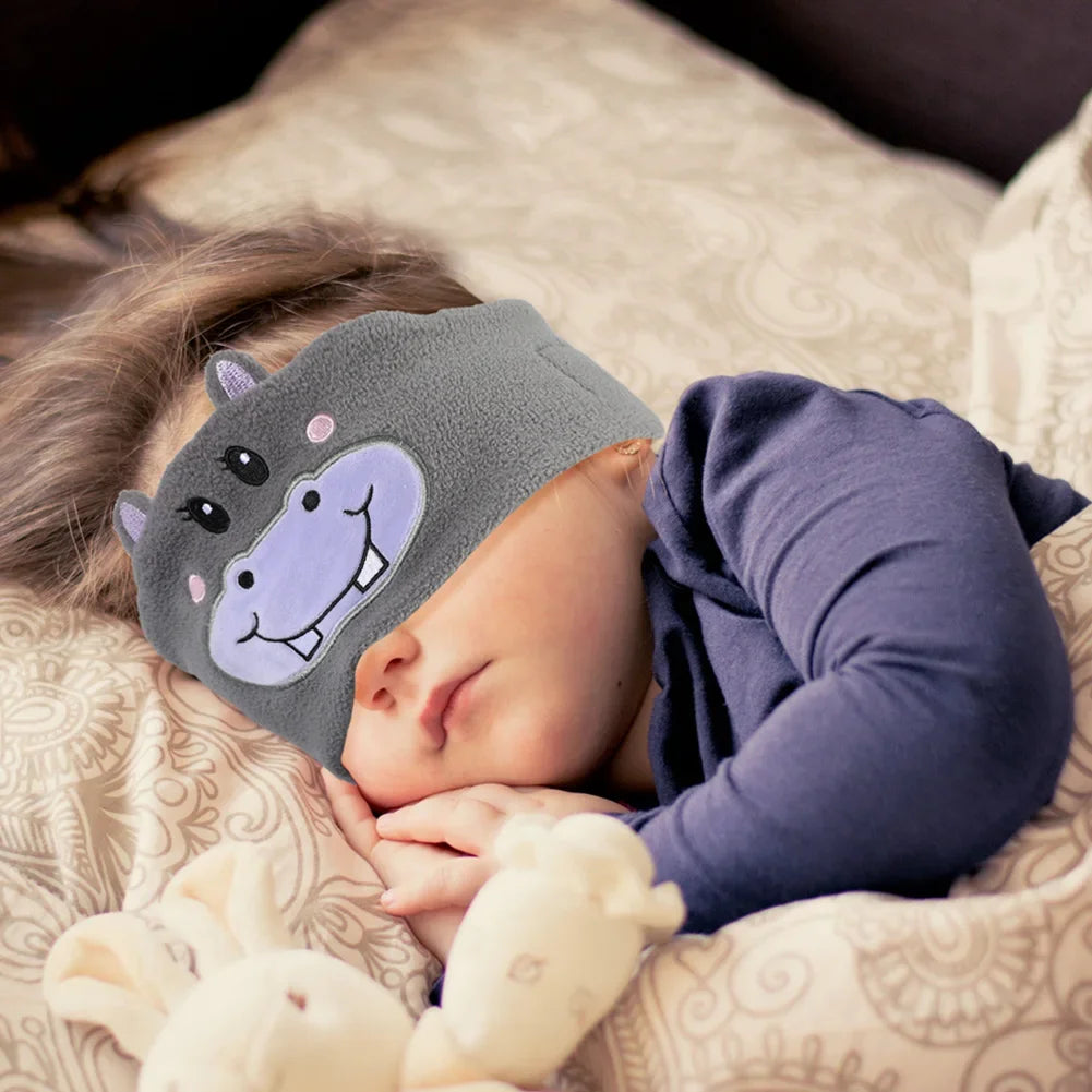 Kid Bluetooth Headphone Sleep Mask Bluetooth 5.0 Stereo Music Player Support Handsfree Soft Music Headband For Children Gifts