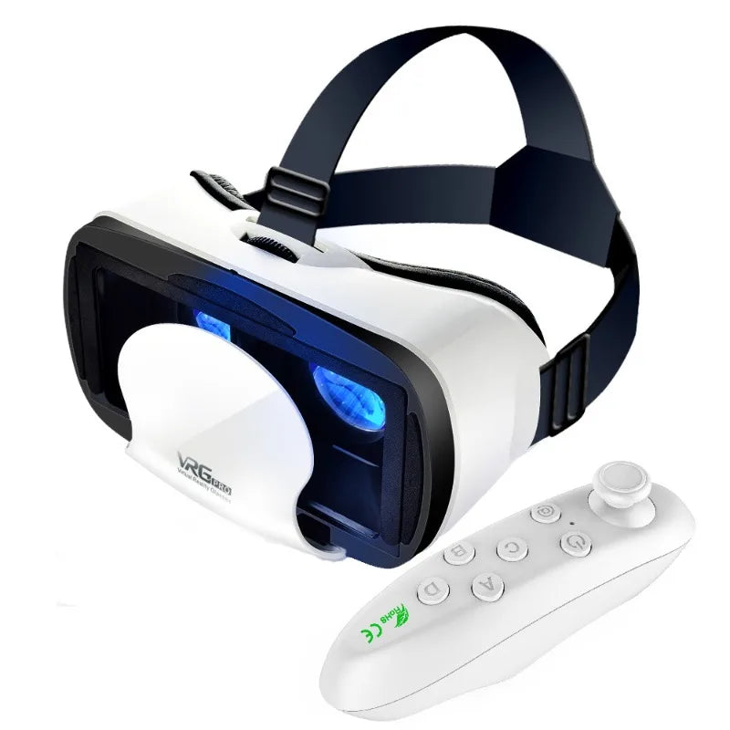 VR Glasses Virtual Reality 3D VR Glasses Google Cardboard Headset for Use with Smartphone Android Virtual Glasses with Gamepad