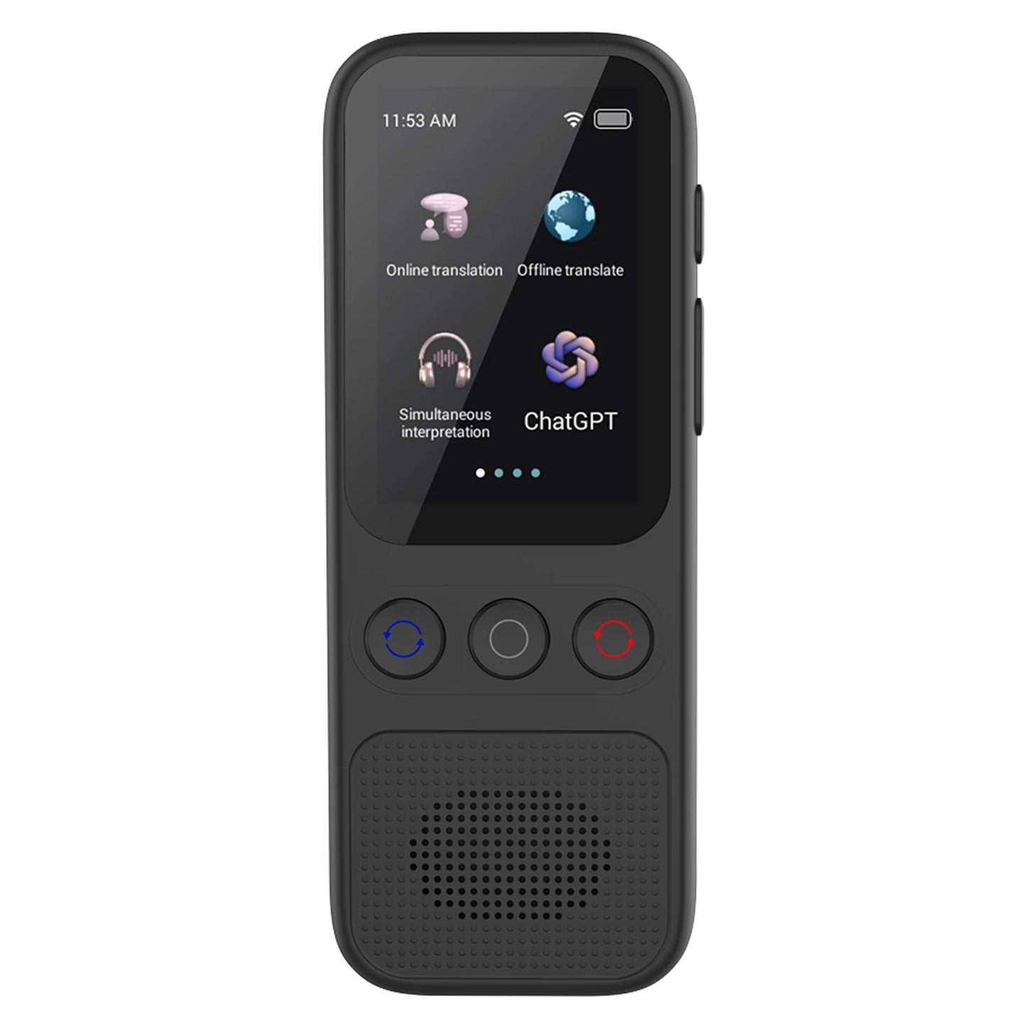 S80 Language AI Translator Device with 138 Languages Voice Translating 17 Offline Translation Simultaneous Interpretation