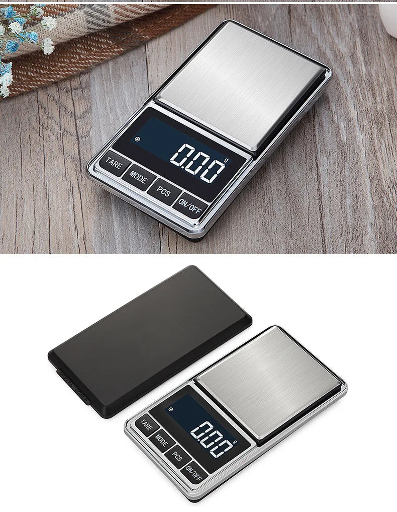 0.01g Precision Pocket Scale Digital Electronic Gold Jewelry Carat Diamond Balance Mini Mg Scales Portable Weighing
