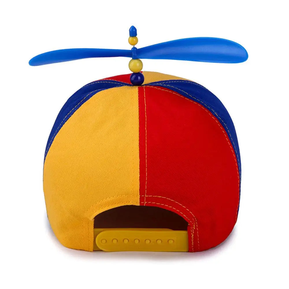 Rainbow Bamboo Dragonfly Baseball Cap Funny Helicopter Propeller Adventure Hat Firefly Cap Snapback Hat For Adult Kids Boy Girl