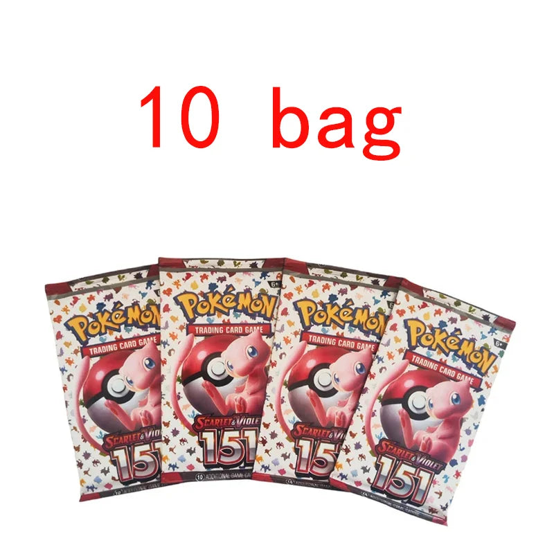 360Pcs Pokemon Card Prismatic Evolutions PHANTASMAL FLAMES Scarlet Violet 151 Black Bolt English Booster Battle Transaction Card