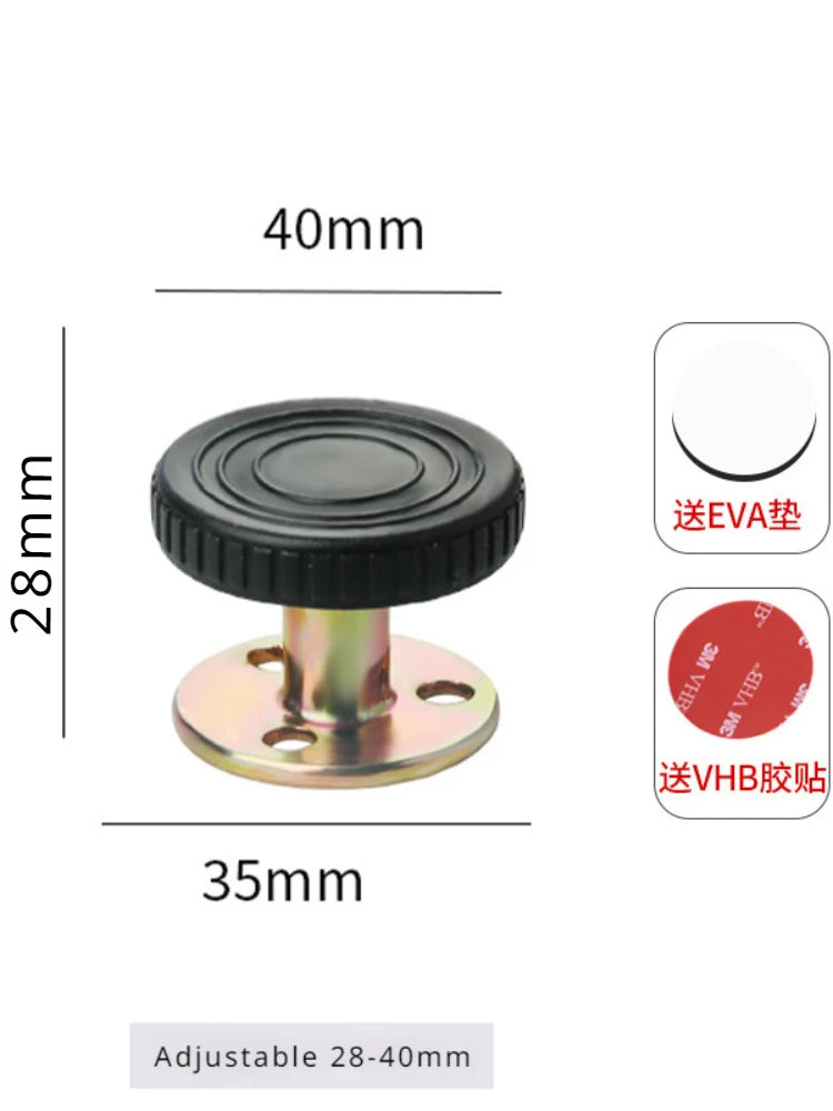 Shock Mount Tools Adjustable Threaded Bed Shock Hardware Furniture Cabinet Stabilizers Headboard Stoppers Self-Adhesive Fixed
