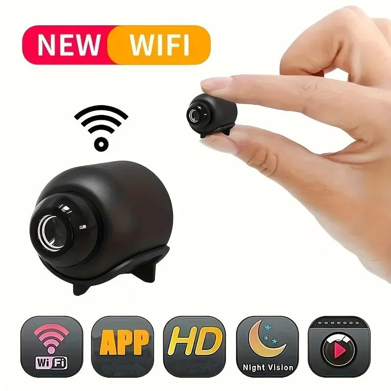 2.4G WiFi Camera Small Remote Monitoring Wireless Survival Camera Home Security Small Night Vision Network Camera