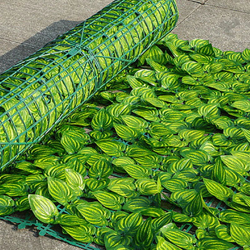 For Home Outdoor Garden Balcony Decoration 0.5X3m Artificial Ivy Hedge Green Leaf Fence Panels Faux Privacy Fence Screen