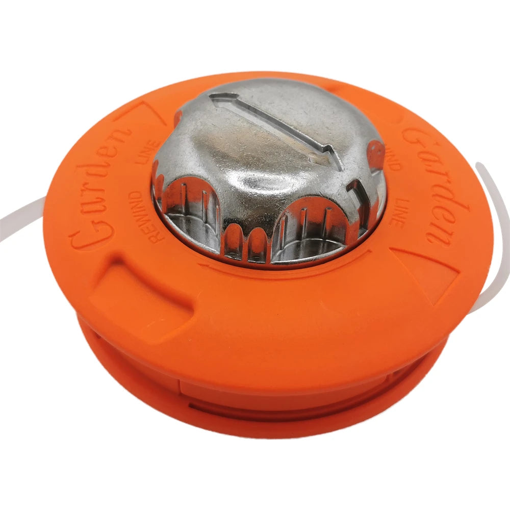 M10 Aluminum Head Nylon Grass Trimmer Head 2 Lijnen Brush Cutter Grass Universele Bump Feed Line Strimme Garden Tools