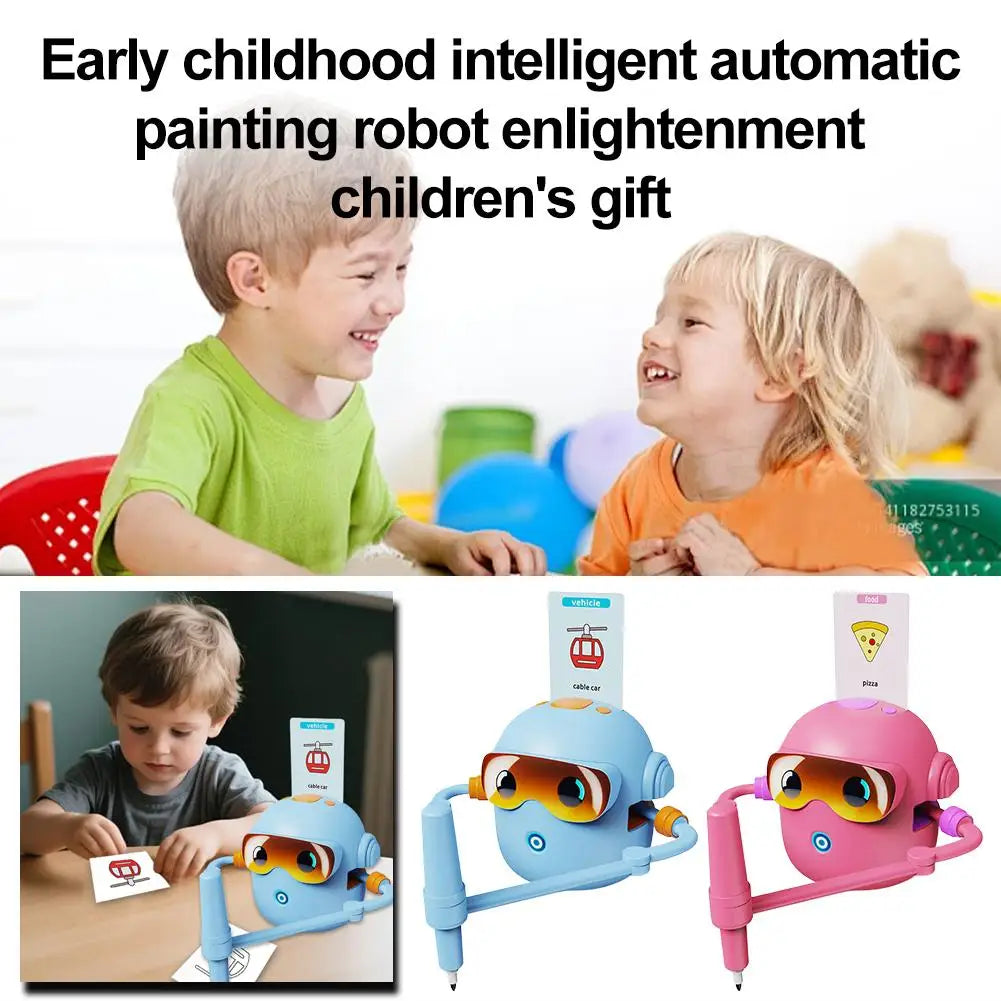 Voicebots Drawing Robot For Kids Voice Interactive Educational Drawing Machine Magic Painting Robot Gift For Boys Girls