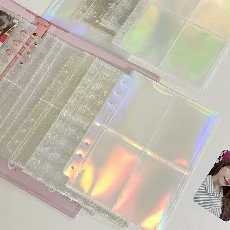 A5 Binder Photocards Cover Kpop Loose-leaf Collect Book Photo Cards Album Storage Book Stationery Birthday Gifts 포토카드 바인더