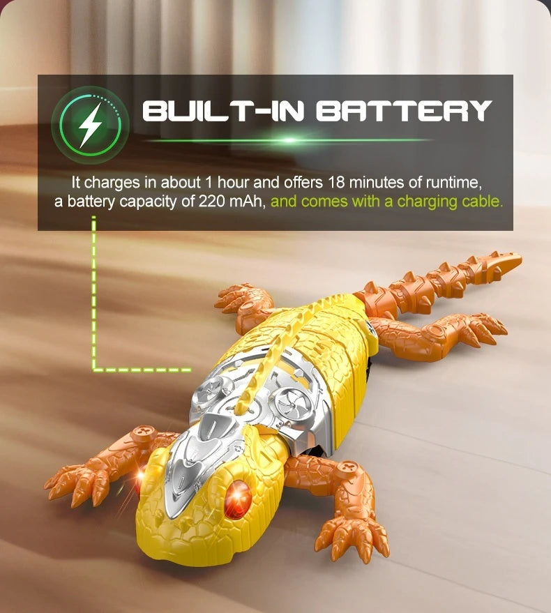 RC Biomimetic Wall Climbing Toy Electric Simulation Lizard Gecko Spider Cockroach Mechanical Animal Remote Control 360 Rotation