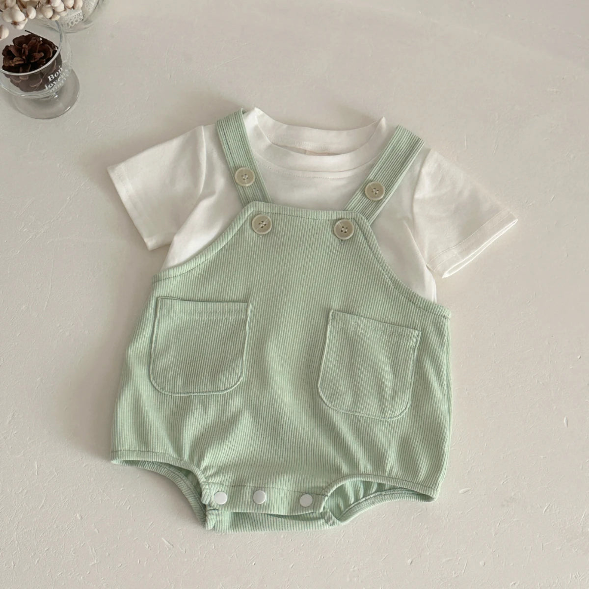 Baby Summer Bodysuits Clothes  Cotton Short Sleeves Newborn Baby Girl Boy Clothing Cute Jumpsuit Infant Outfits