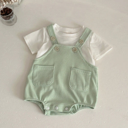 Baby Summer Bodysuits Clothes  Cotton Short Sleeves Newborn Baby Girl Boy Clothing Cute Jumpsuit Infant Outfits