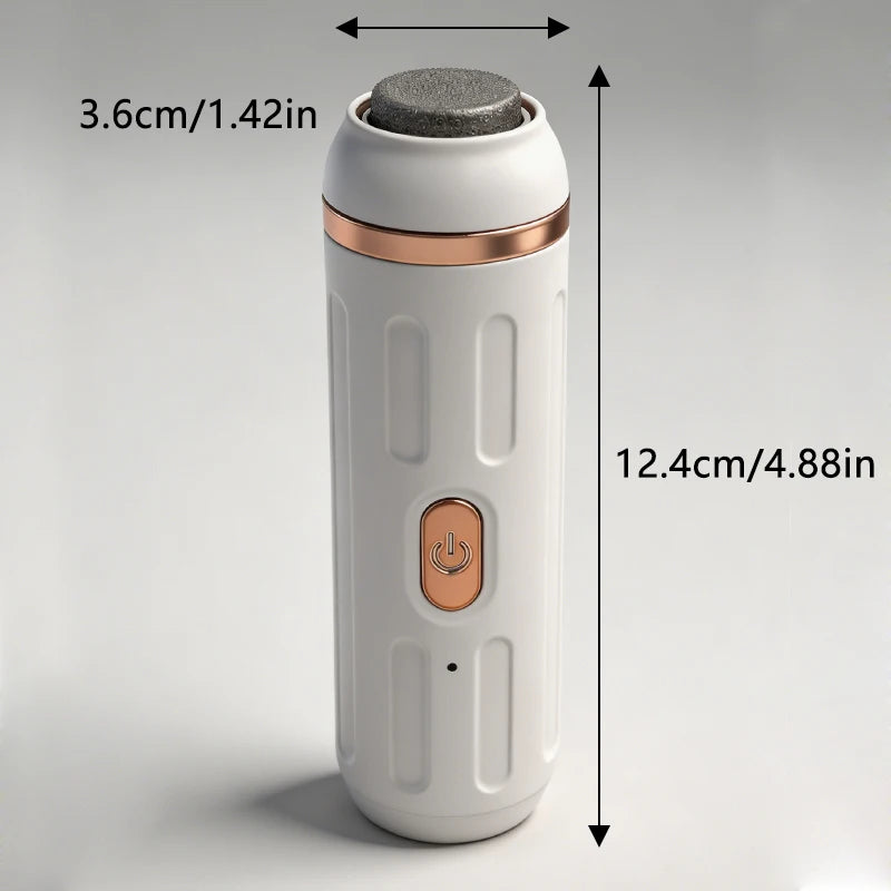 SoftAura Electric Foot Callus Remover Cordless Rechargeable 2 Gears Dry Skin Exfoliation Foot File for Home Pedicure Care