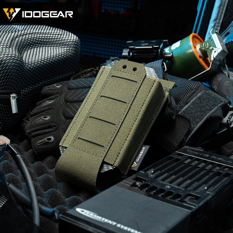 IDOGEAR Tactical Single LSR 556 Mag Pouch Mag Carrier MOLLE Pouch Laser Cut Tool Bags 35135