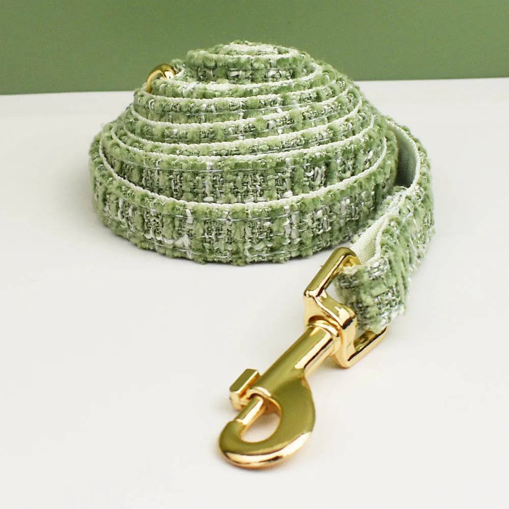 Personalized Metal Hardware Cat Collar And Leash Set with Bell Engraving ID Tag for Kittens Pet Accessories
