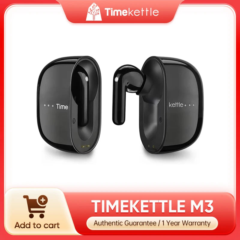 Timekettle M3 Translator Earbuds Bluetooth Real Time Simultaneous Headphones Instant Voice Translate Device for Business Travel