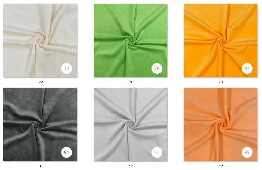 1.5mm Super Soft Short Plush Fabric Thick Crystal Super Soft Flannel Plush Toy Handmade Diy Fabric 45x50cm