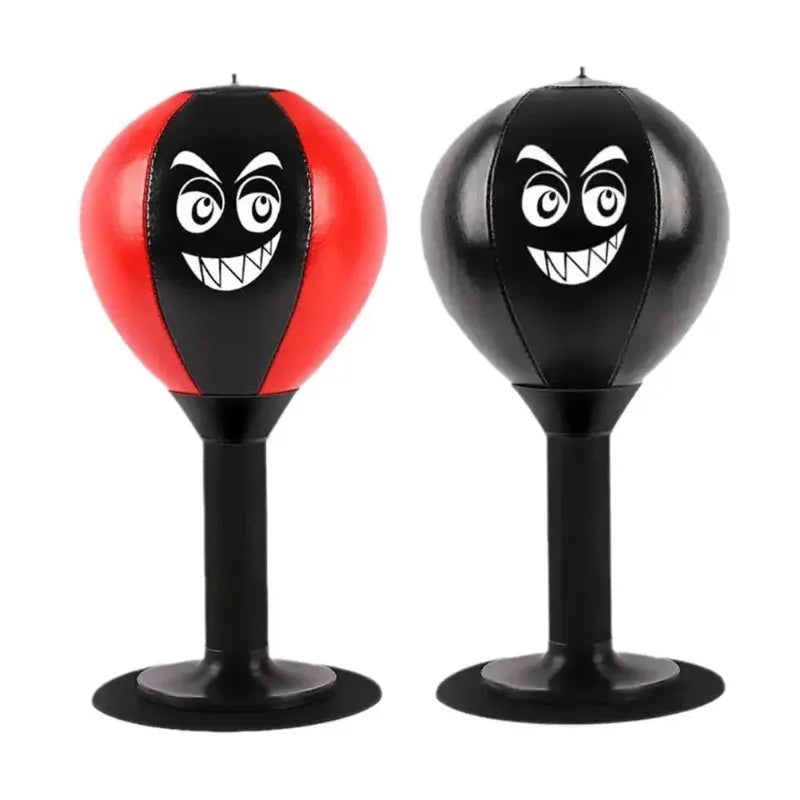 Stress Reliever for Children Punching Bag Toy with Suction Cup Stress Buster Desk Boxing Punch Ball Reduce Tension Toys