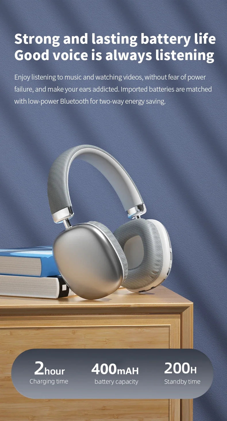 2025 NEW Air Max Bluetooth Headphones Earphone Wireless Headsets Stereo Surround Gaming Earbuds For Iphone Xiaomi Samsung Phone