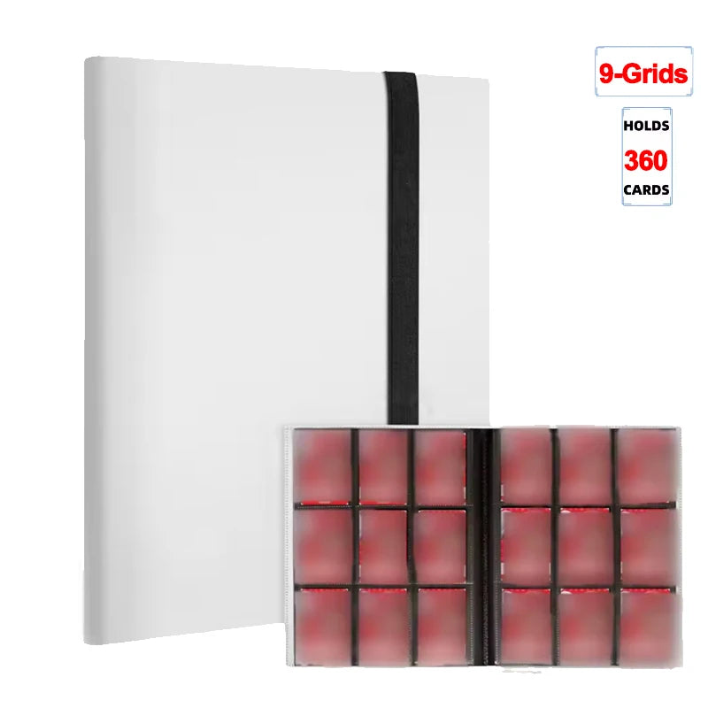 1Pc Card Binder 160/360/480 Trading Card Holder Book PP Cover Binder For Cards Durable Side Loading Card Book With Gaming Cards