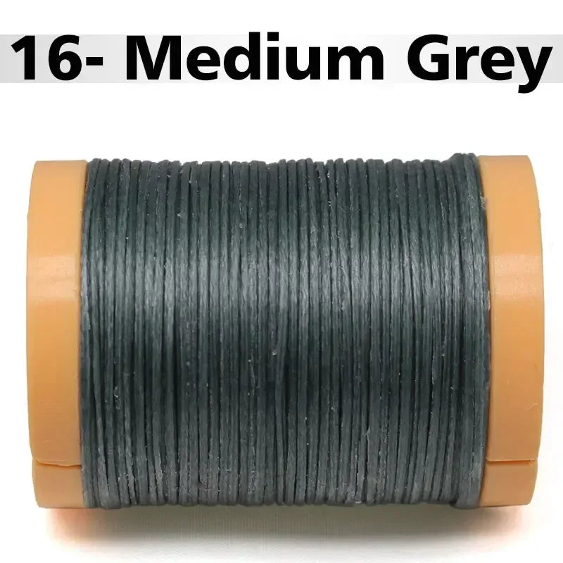 Handmade Flat Wax Thread for Leather Craft, Hand Stitching, DIY Wax Coated Strings, Repair Shoes, Sewing Tools, 0.8mm, 1.0mm