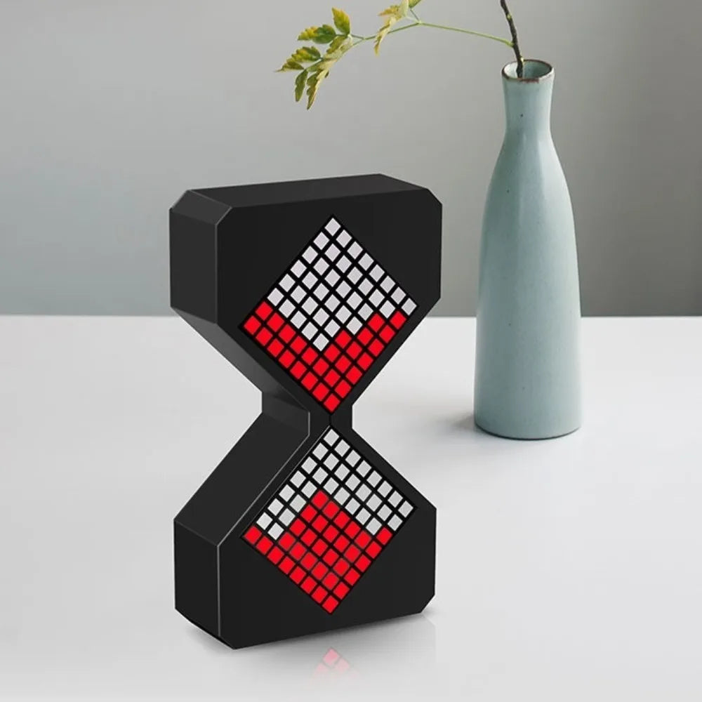 Cyber Style LED Electronic Hourglass with Gravity Sensing 1-30 Min Timer DIY Digital Sand Clock Technology Sense Decompress