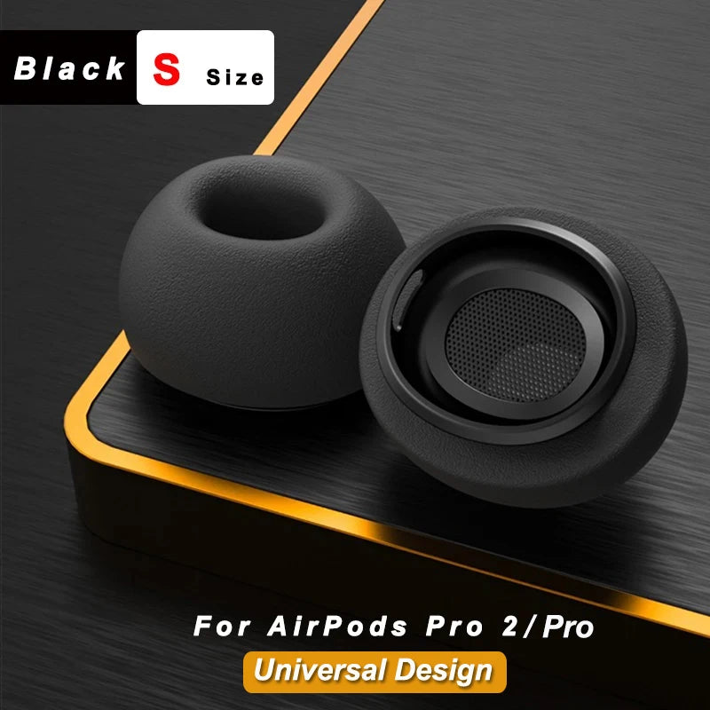 For Apple AirPods Pro 2 Ear Tips Memory Foam Tips Anti Slip Earbuds Ear Cushion Replacement Earphone Ear pads Small Medium Large