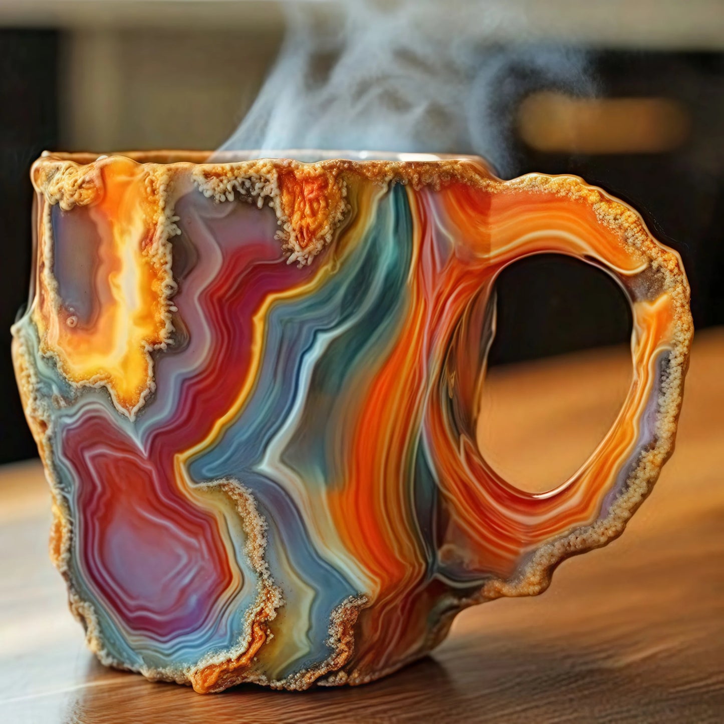 Mineral Crystal Coffee Mug 2025  New Multi-Colored Elegant Crystal Christmas Mugs Gift for Home and Office kitchen Supplies