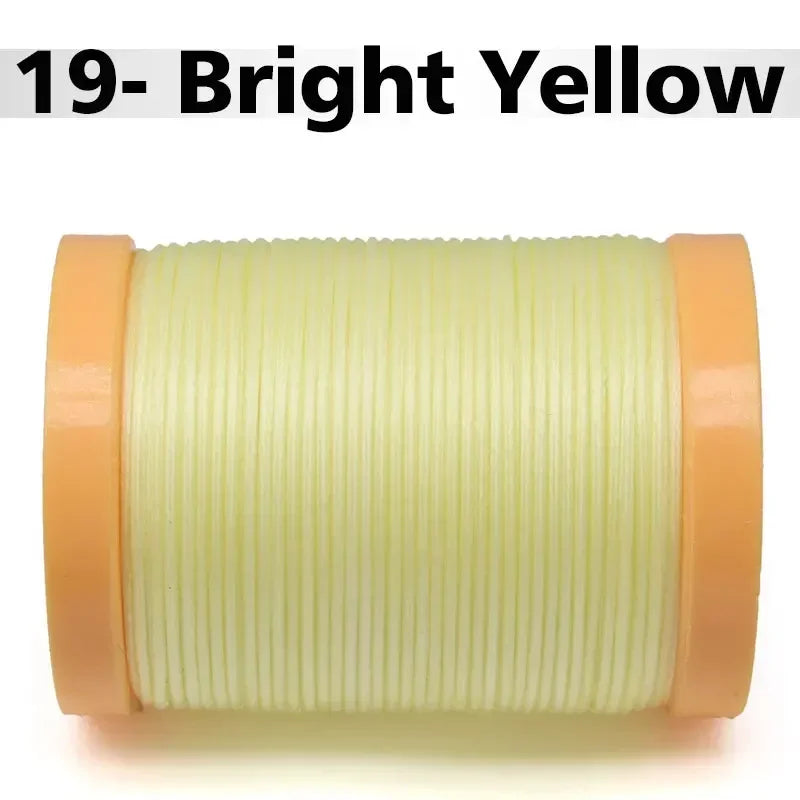 Handmade Flat Wax Thread for Leather Craft, Hand Stitching, DIY Wax Coated Strings, Repair Shoes, Sewing Tools, 0.8mm, 1.0mm