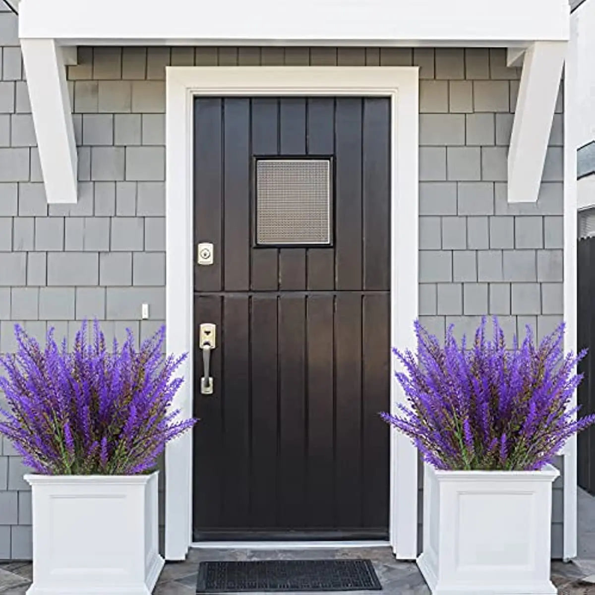 3/5/10pcs Artificial Flowers Flocked Plastic Lavender Bundle Fake Plants Wedding Bridle Bouquet Indoor Outdoor Home Kitchen