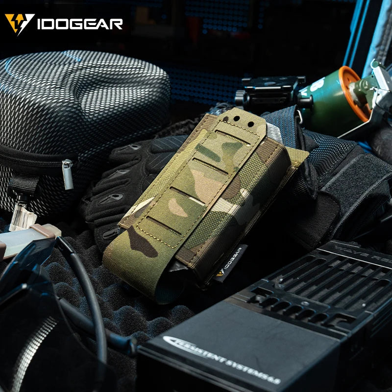 IDOGEAR Tactical Single LSR 556 Mag Pouch Mag Carrier MOLLE Pouch Laser Cut Tool Bags 35135