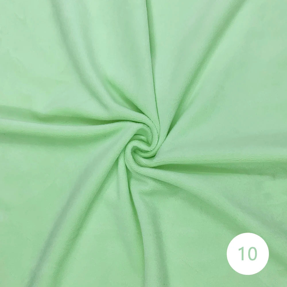 1.5mm Super Soft Short Plush Fabric Thick Crystal Super Soft Flannel Plush Toy Handmade Diy Fabric 45x50cm