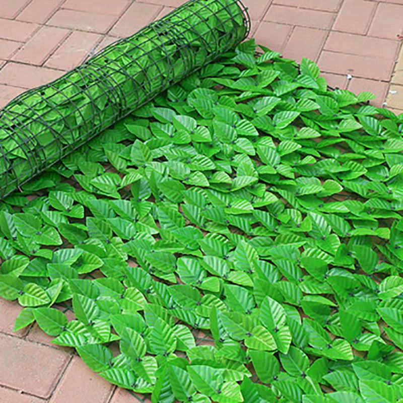 For Home Outdoor Garden Balcony Decoration 0.5X3m Artificial Ivy Hedge Green Leaf Fence Panels Faux Privacy Fence Screen