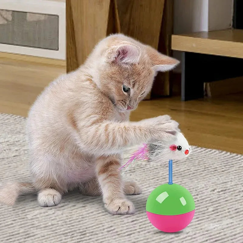 Cat Toy Tumbler Mouse Teasing Cat Deboredom Caged Mouse Toy Self Hilarious Deboredom Cat Toy Pet Toys