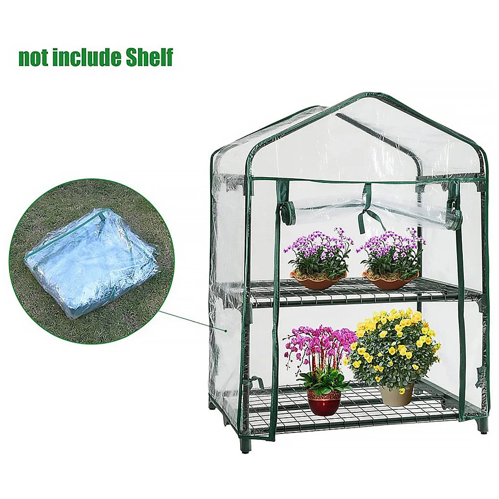 Transparent  Garden Warmer Cover PVC Flower and Plant Insulated Warming Shed Greenhouse Warming Sunroom  Rainproof Cover