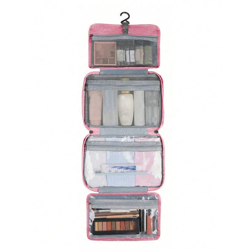 Travel Hanging Toiletry Bag Water-proof Cosmetic Storage Bag Bathroom Beauty Wash Bag AccessoryTowel Bag Wet Dry Separated Bag