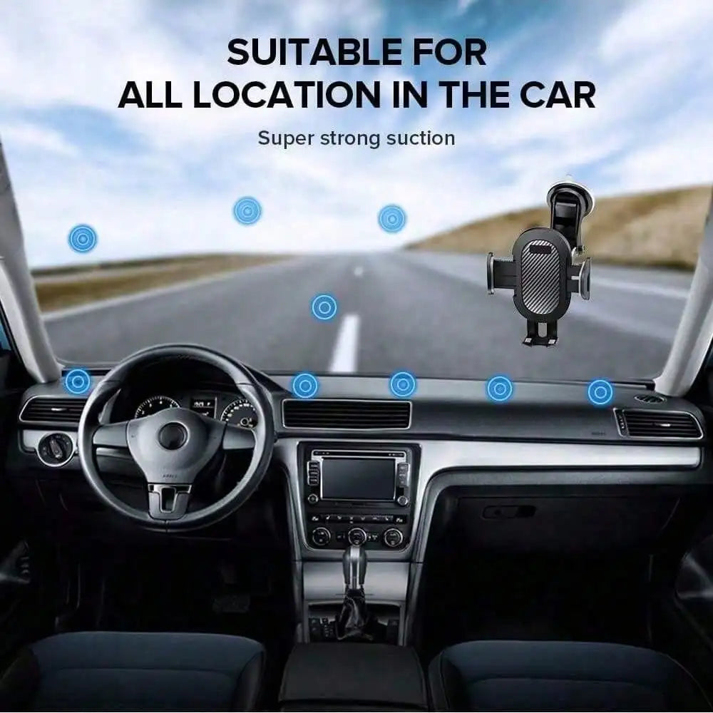 1PC Car Dashboard Navigation Bracket - Suction Cup Mobile Phone Support for Dashboard or Air Outlet