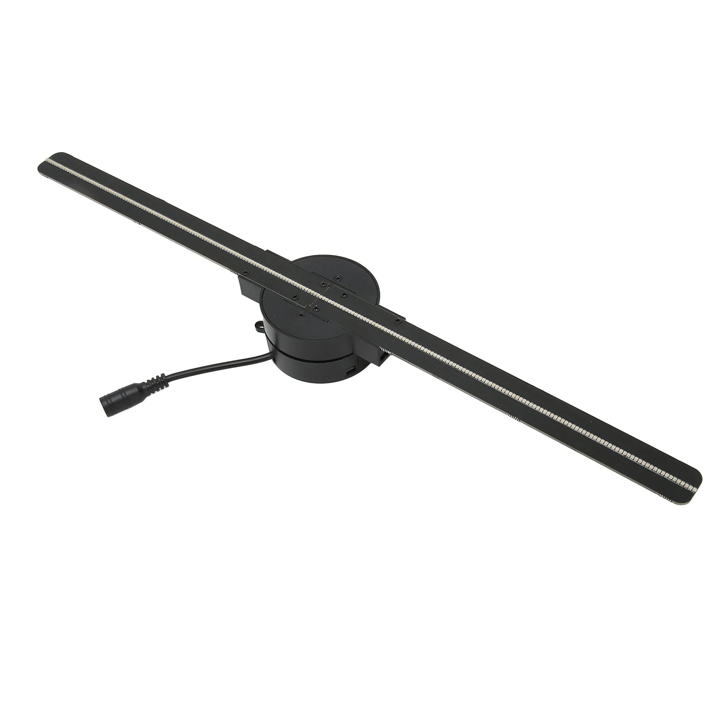 3D Hologram Fan 2 Blades 176 Degree 16.5inch 2000x224 WiFi 3D Projector with 224 LED Light Beads for Business Store Advertising