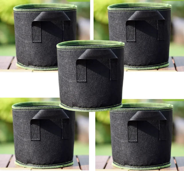Fabric Plant Pots Grow Bags 3/5/7/10 Gallon Gardening Vegetable Tomato Strawberry Growing Planter Garden Potato Planting Pots