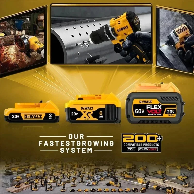 DeWALT Original Battery 20V/60V 6Ah 9Ah MAX FlexVolt for DCB606 DCB205 DCB206 DCB209 DCB182 Power Tool