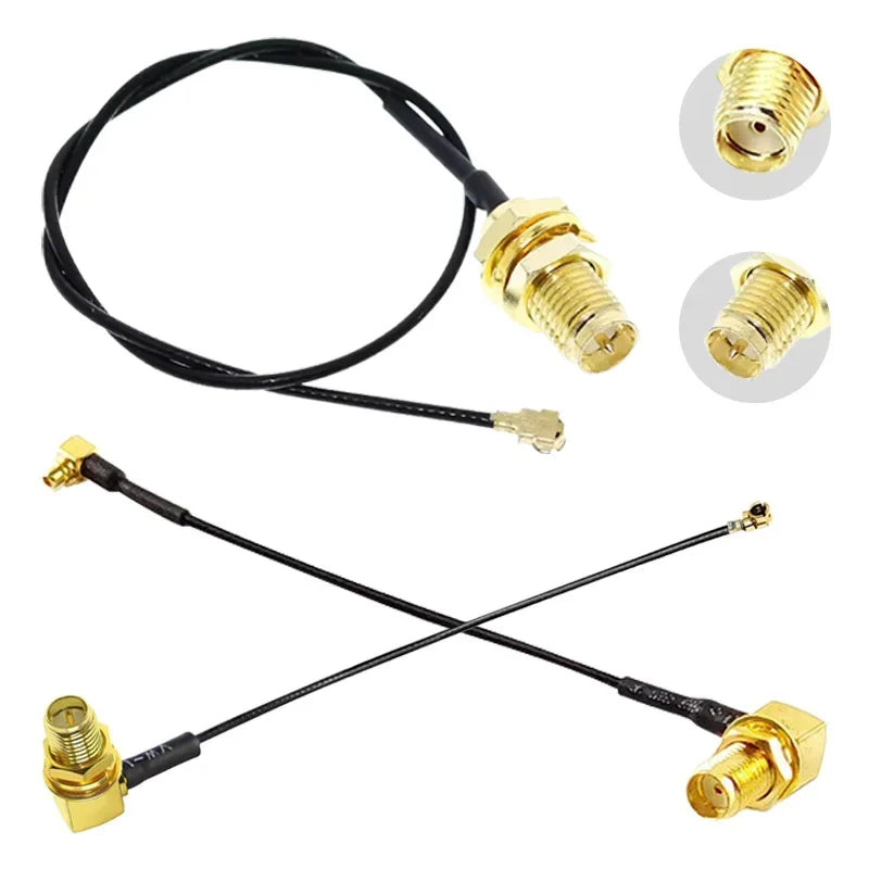 2/4/8Pcs RP SMA Pigtail Cable 1.13 Cable SMA Female Connector To UFL/U.FL Cable for WiFi Antenna Extension
