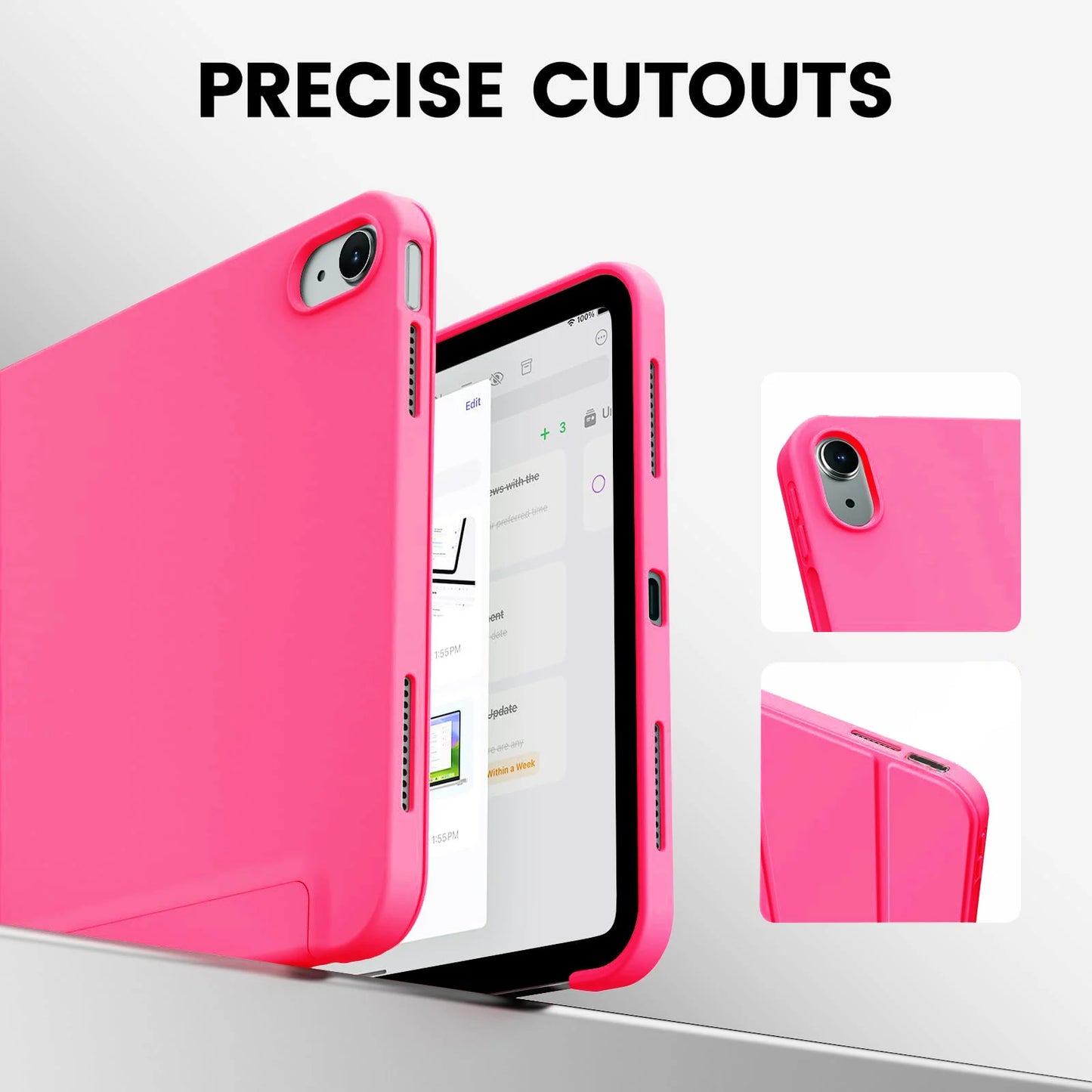 Case for iPad (A16) 11th Generation 11 Inch 2025/10th Generation 10.9 Inch 2022 Magnetic Flip Smart Cover Soft Silicone Shell