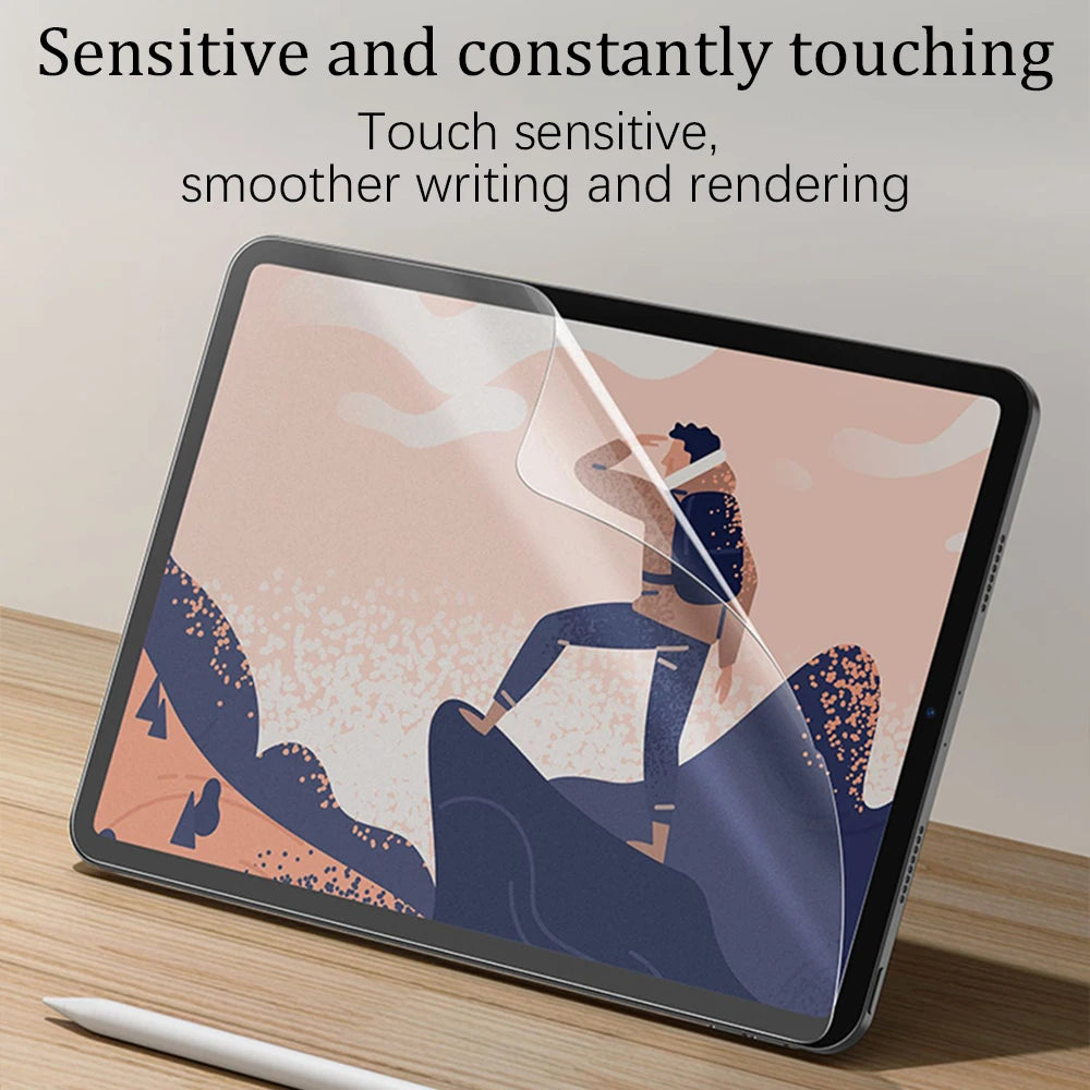 Matte Screen Protector For iPad A16 Pro 13 11th M4 M5 12.9 Air 11 M2 M3 5 4 3 10 9 9th 10th Generation Mini 6 7 Like Paper Film