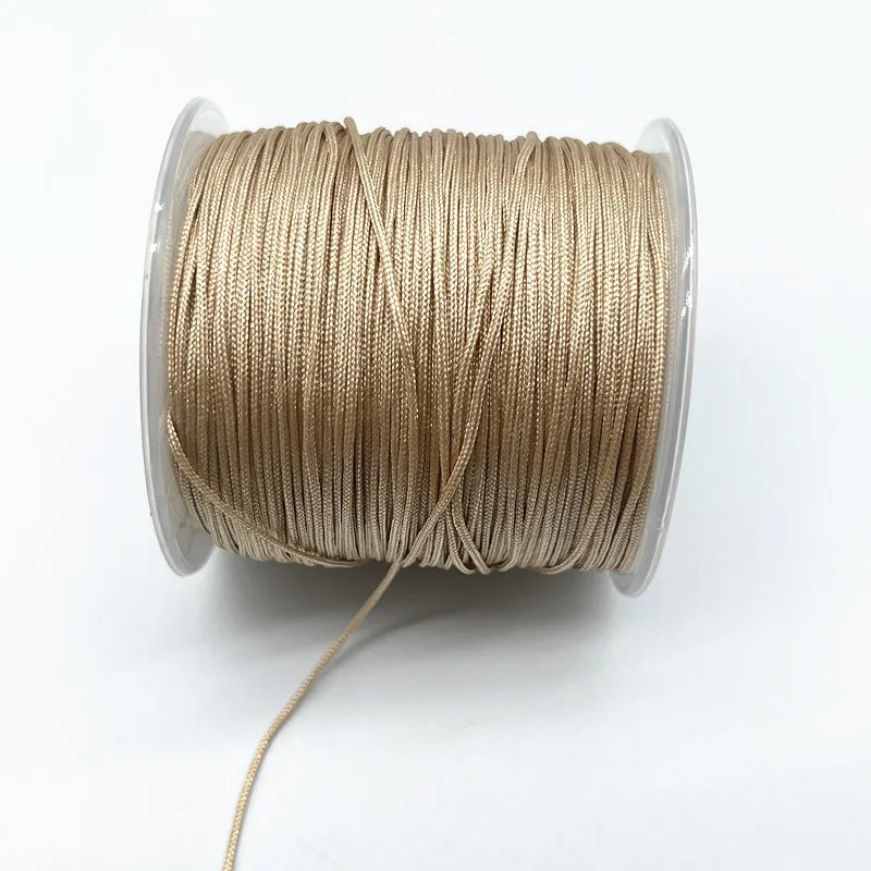 100M/Roll 0.8mm Nylon Cord Thread Chinese Knot Macrame Cord Bracelet Braided String DIY Tassels Beading Shamballa String Thread
