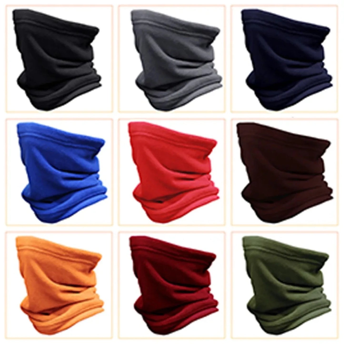 Neck Warmer Gaiter for Men Women Windproof Cold Proof Tube Scarf Half Face Mask for Motorcycle Biker Cycling Skiing Hiking