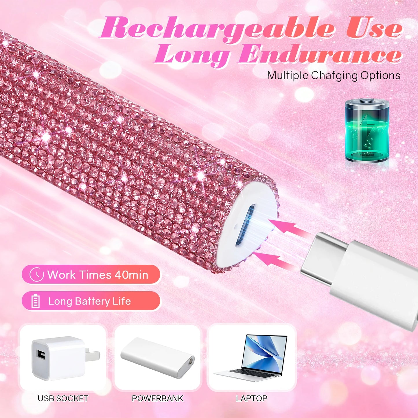 Portable Quick Dry Nail Dryer Machine Mini UV LED Nail Lamp For Home Salon Tools Professional Nail Phototherapy Flashlight Pen
