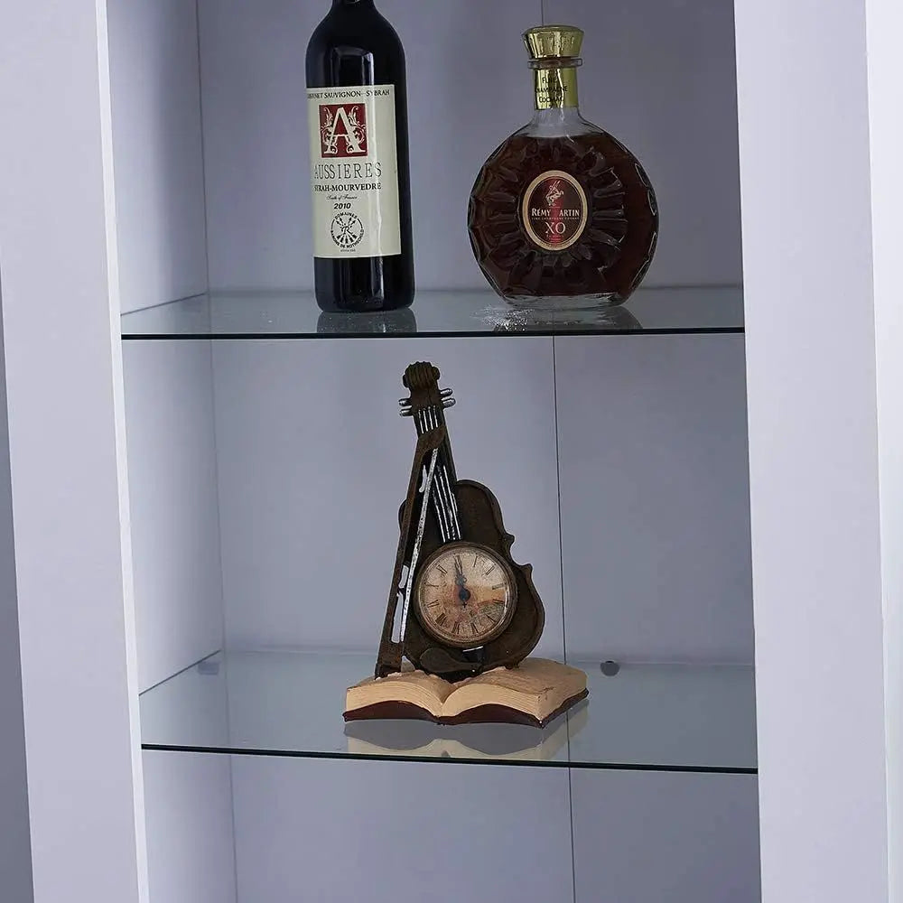 Modern Tall Display Cabinet with Glass Shelves, LED Lighting, for Living Room in Black and White