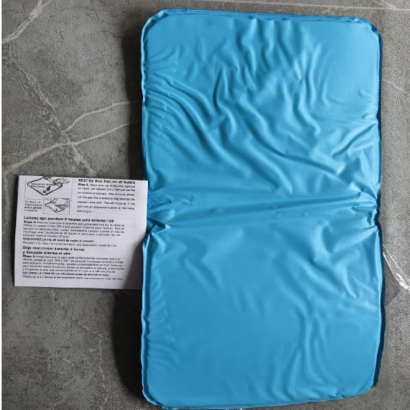 Summer Cooling Ice Pillow Cool Bed Mat Pad Relax Muscle Help Sleeping Pad Mat Travel Pillow Office Comfort Ice Pillow Aid Sleep